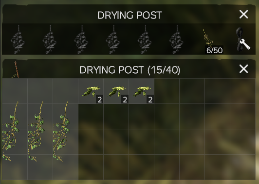 Dryingpostbuds